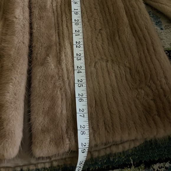 100% authentic light color mink coat unisex - Picture 7 of 9